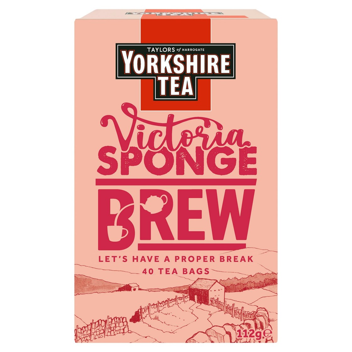 Yorkshire Victoria Sponge Brew- 40 Tea Bags