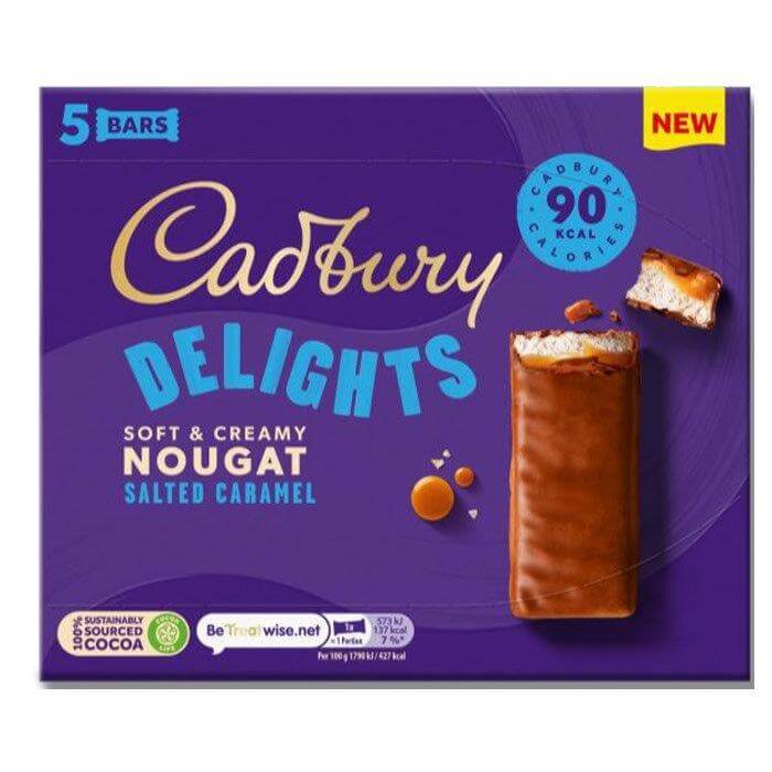 Cadbury Delights Salted Caramel 5 pack 110g