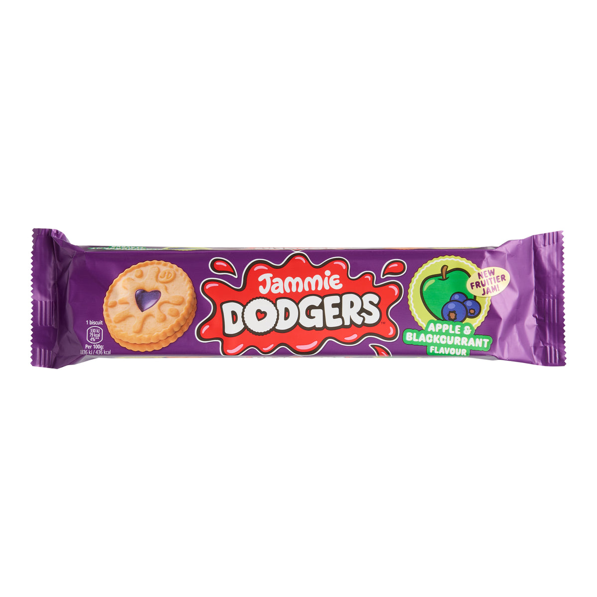 Burtons Jammie Dodgers Apple and Blackcurrant 140g