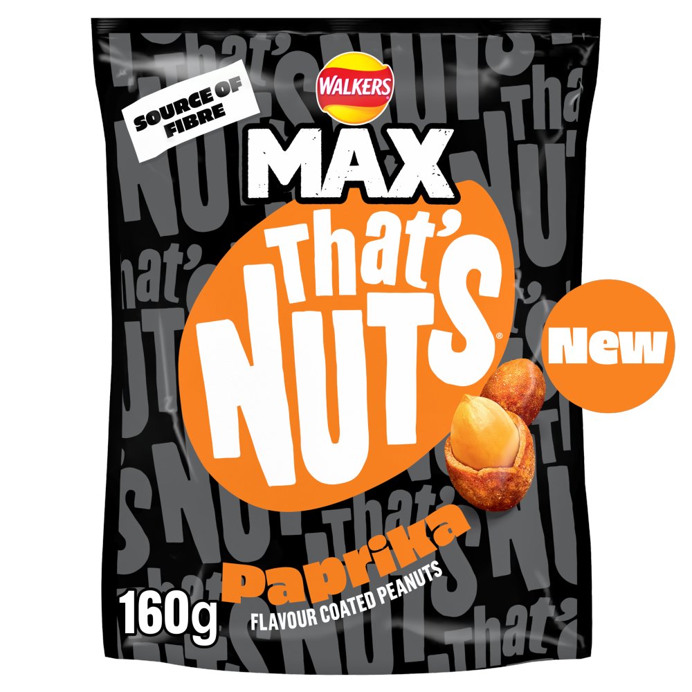 Walkers That's Nuts Paprika 160g