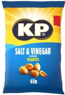 KP Salt and Vinegar Peanuts 65g