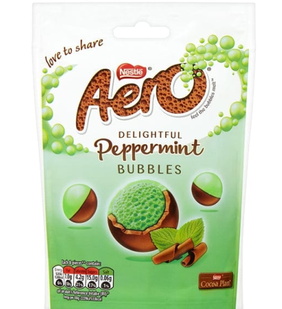 Nestle Aero Bubbles Peppermint Pouch 92g