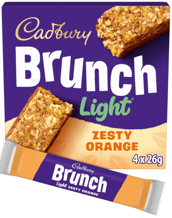 Cadbury Brunch Orange Bars 4 pack