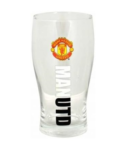 Manchester United Wordmark Tulip Pint Glass
