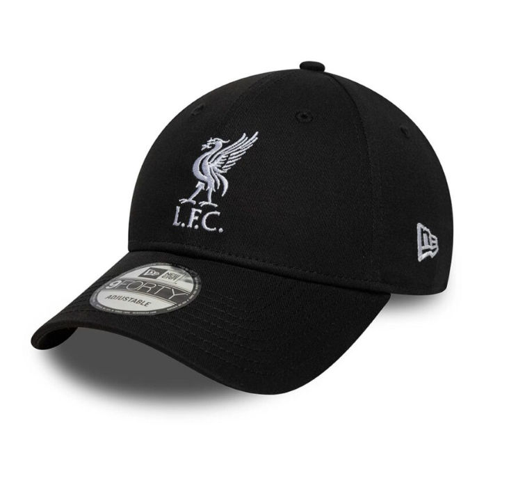 Liverpool Black New Era 9Forty Adjustable Hat