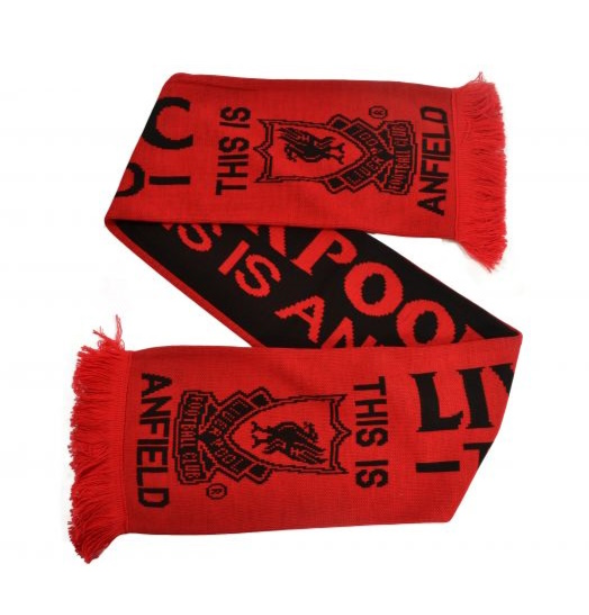 Liverpool Red & Black This is Anfield Scarf