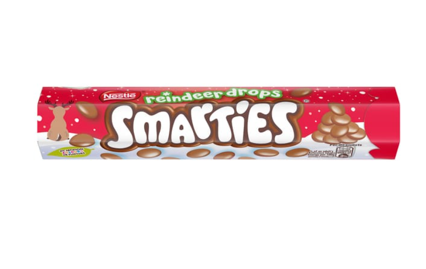 Nestle Smarties Reindeer Drops Tube 120g