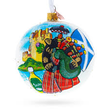 Scottish Heritage Glass Ornament
