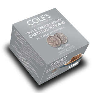 Coles Sing a Song of Sixpence Christmas Pudding 454g