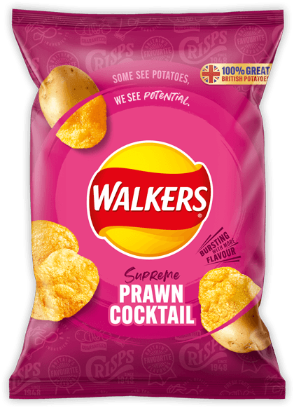 Walkers Prawn Cocktail Crisps 32.5g
