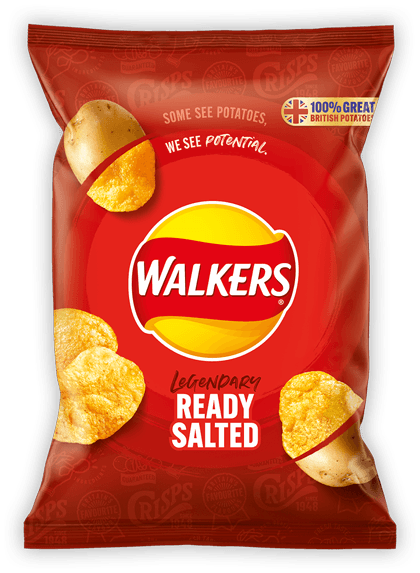 Walkers Ready Salted Crisps 32.5g